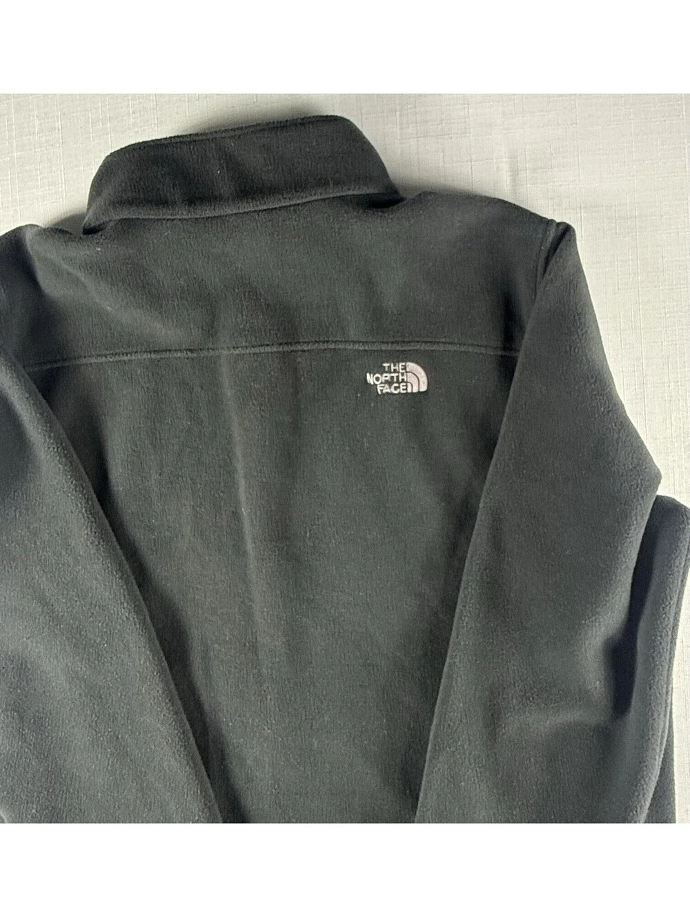 The North Face Mens Black Full Zip Fleece Jacket Size XL Polartec FlashDry